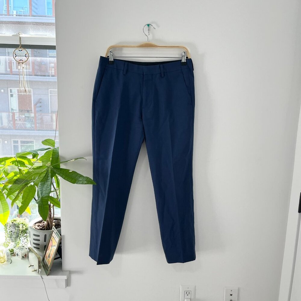 Bonobos Men's Marzotto Wool Slim Dress Pants Size 30